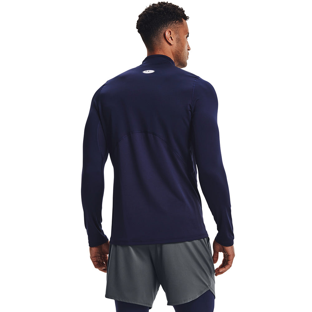 Sous-couche de golf Under Armour CG Armour Fitted Mock Homme - Bleu marine / M