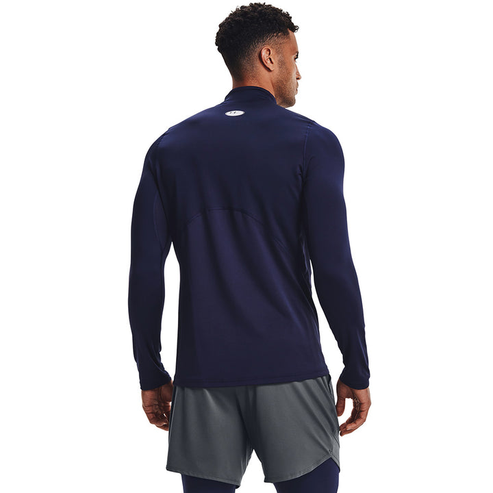Sous-couche de golf Under Armour CG Armour Fitted Mock Homme - Bleu marine / M