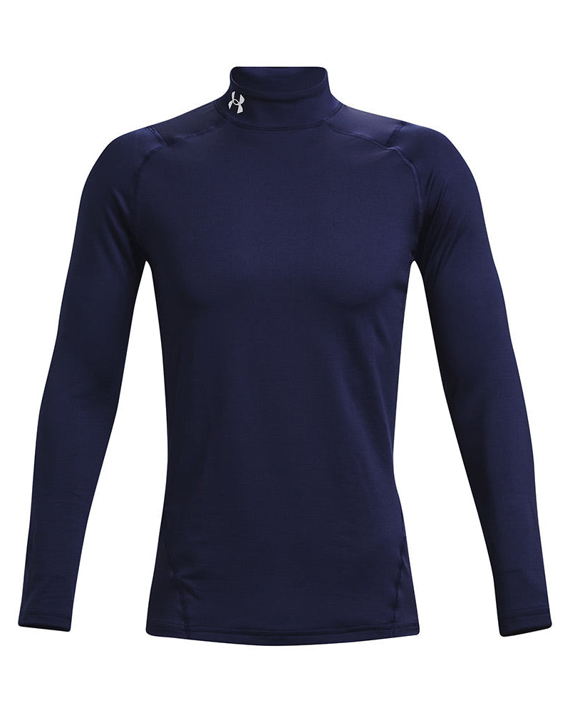 Sous-couche de golf Under Armour CG Armour Fitted Mock Homme - Bleu marine / XS