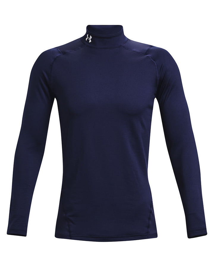 Sous-couche de golf Under Armour CG Armour Fitted Mock Homme - Bleu marine / XS