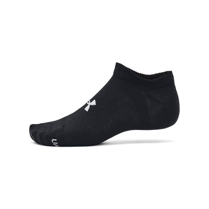 Chaussettes de golf Under Armour Essential No Show (Pack de 6) - Noir / Gris / L/XL
