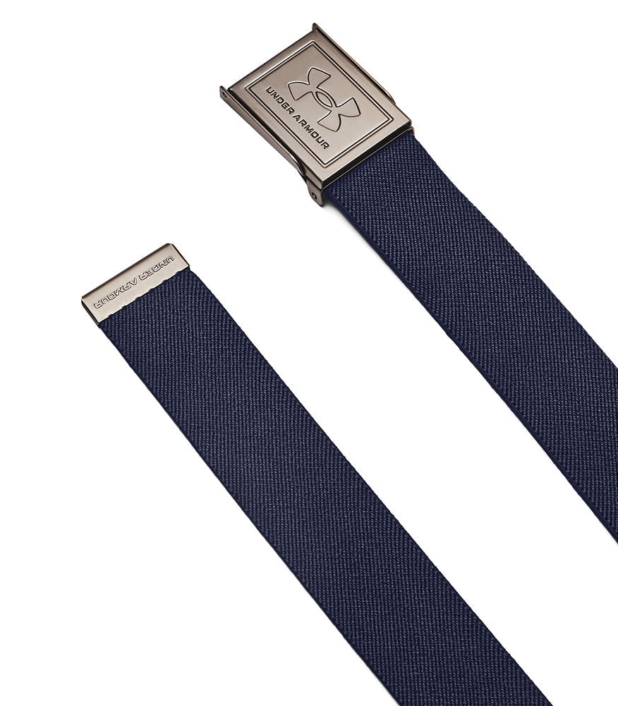 Ceinture de golf Under Armour Stretch Webbing Homme - Bleu Marine