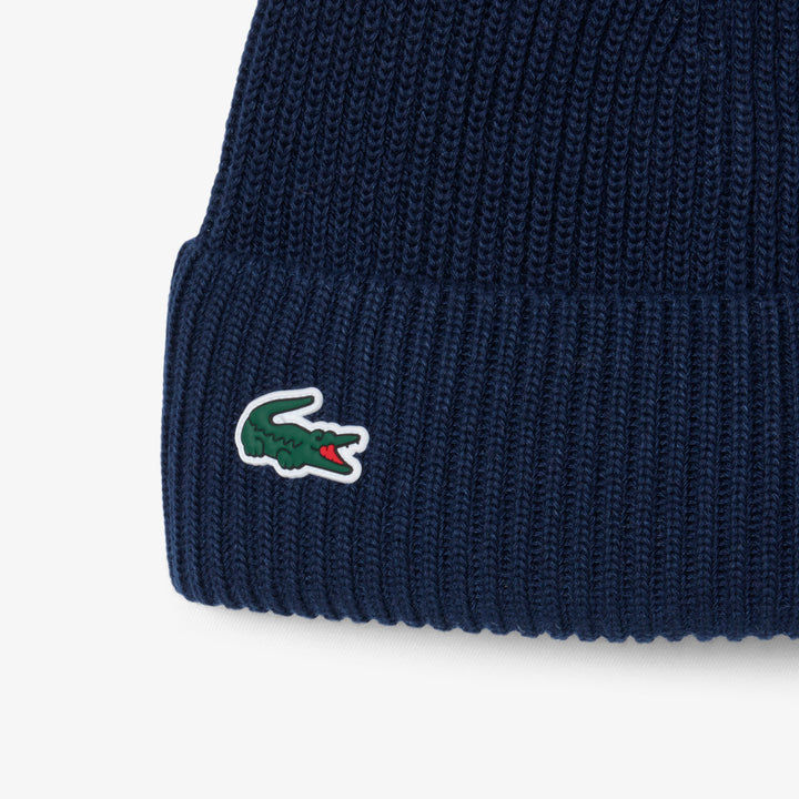 Bonnet à Pompon Doublé Polaire Lacoste
