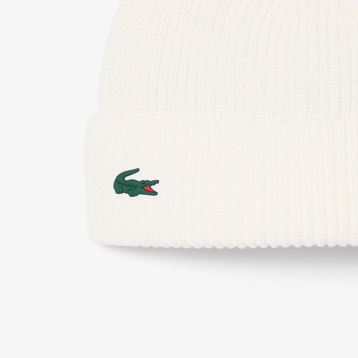 Bonnet à Pompon Doublé Polaire Lacoste