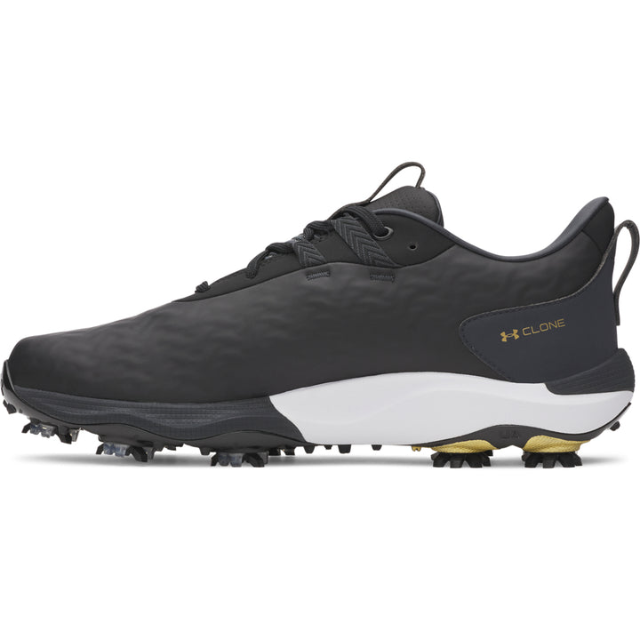Chaussures de golf homme Under Armour Drive Pro Clone  - Noir/Or / 42.5
