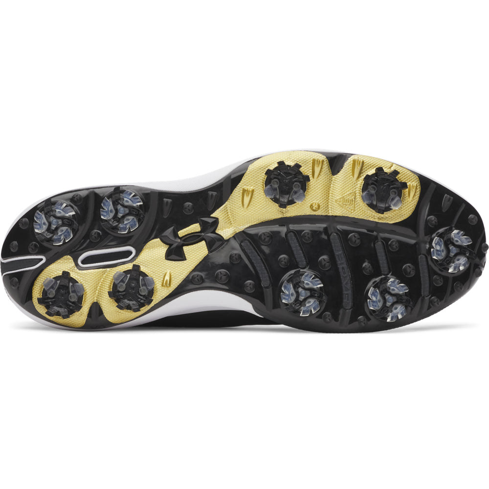 Chaussures de golf homme Under Armour Drive Pro Clone  - Noir/Or / 43.0