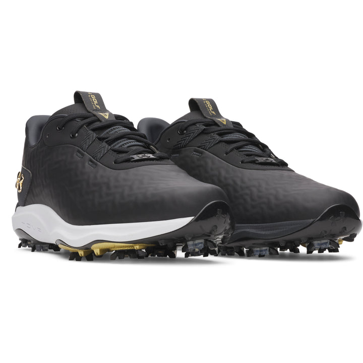 Chaussures de golf homme Under Armour Drive Pro Clone  - Noir/Or / 44.5