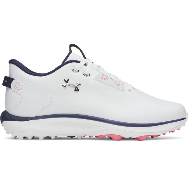 Chaussures de golf Under Armour W Drive Fade 2 SL Femme - Blanc / 37.5