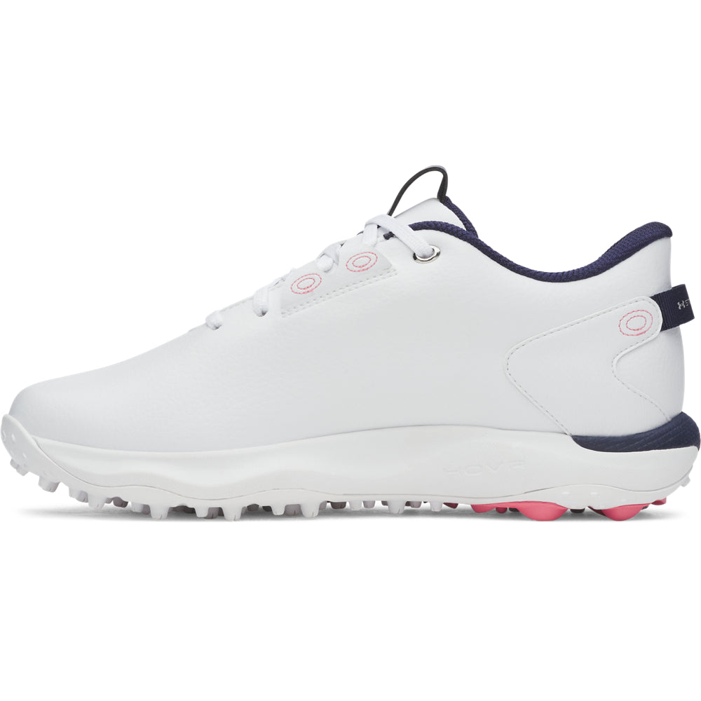 Chaussures de golf Under Armour W Drive Fade 2 SL Femme - Blanc / 38.0