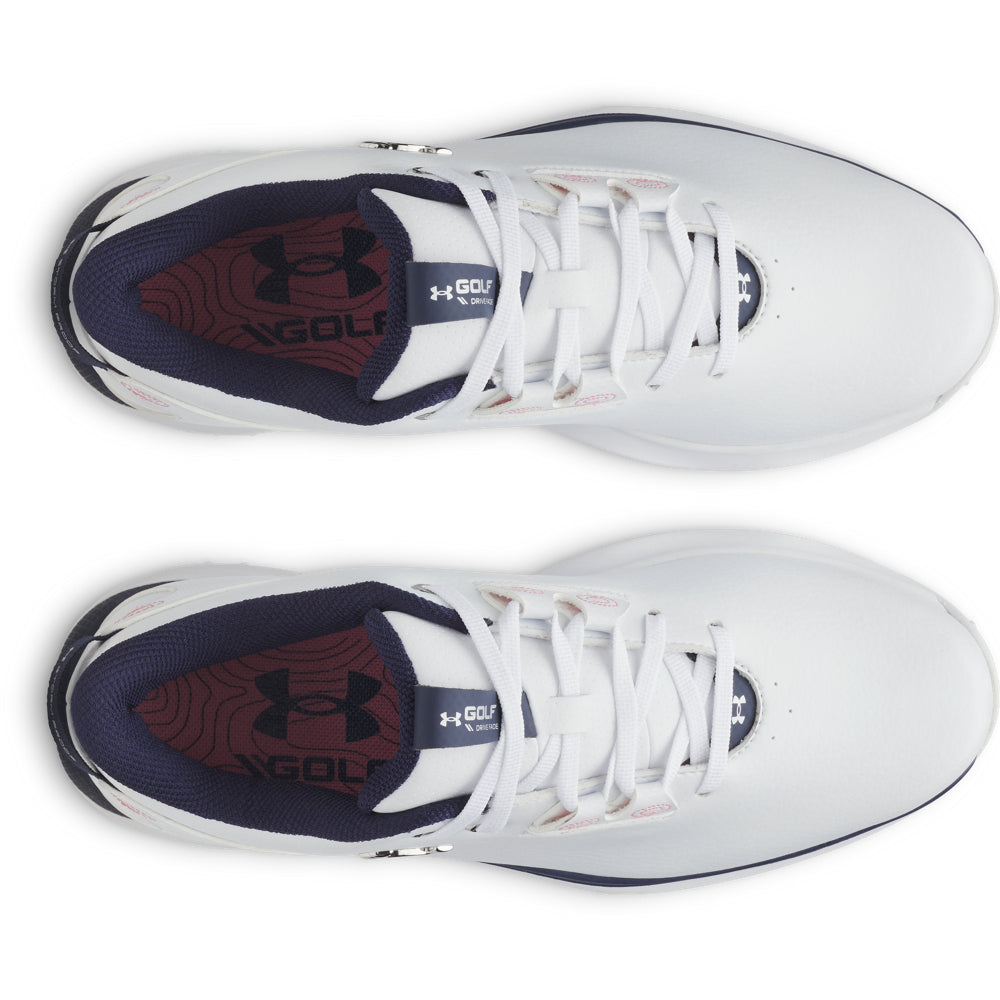 Chaussures de golf Under Armour W Drive Fade 2 SL Femme - Blanc / 39.0