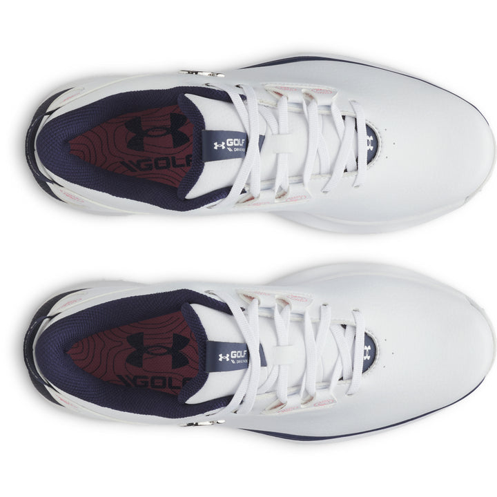 Chaussures de golf Under Armour W Drive Fade 2 SL Femme - Blanc / 39.0