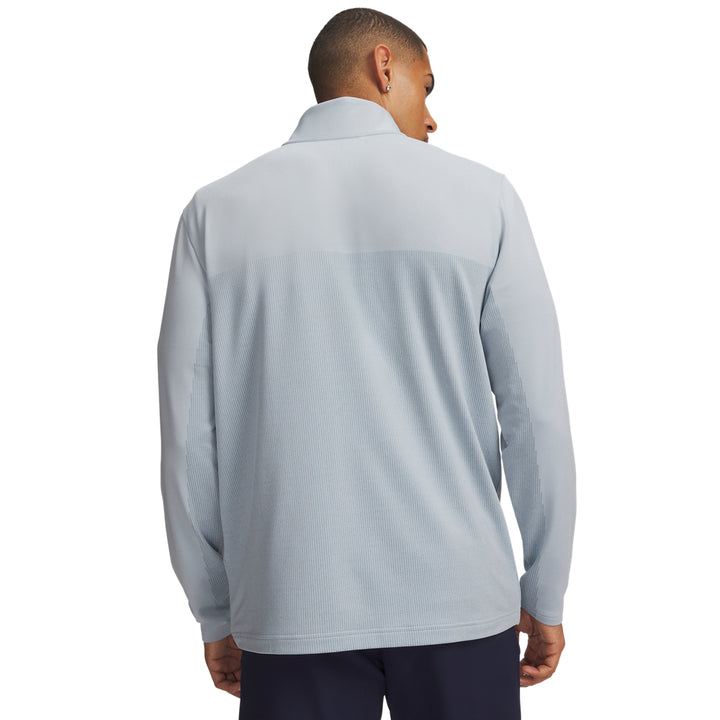 Pull de golf Under Armour Drive Lightweight 1/2 Zip Homme - Bleu ciel / L