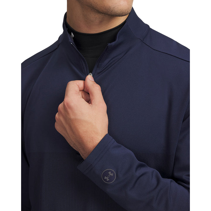 Pull de golf Under Armour Drive Lightweight 1/2 Zip Homme - Bleu ciel / XXL