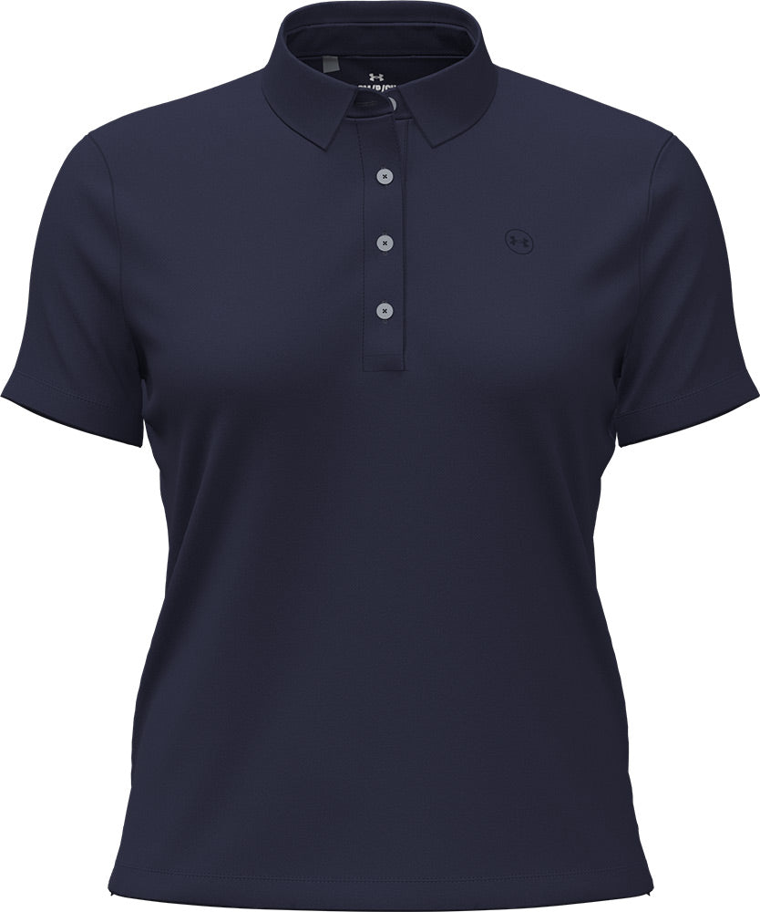 Polo de golf Under Armour ArmourDry SS Femme - Bleu marine / XS
