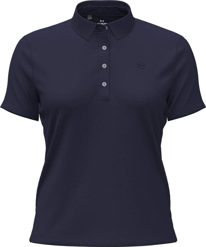 Polo de golf Under Armour ArmourDry SS Femme - Bleu marine / XS