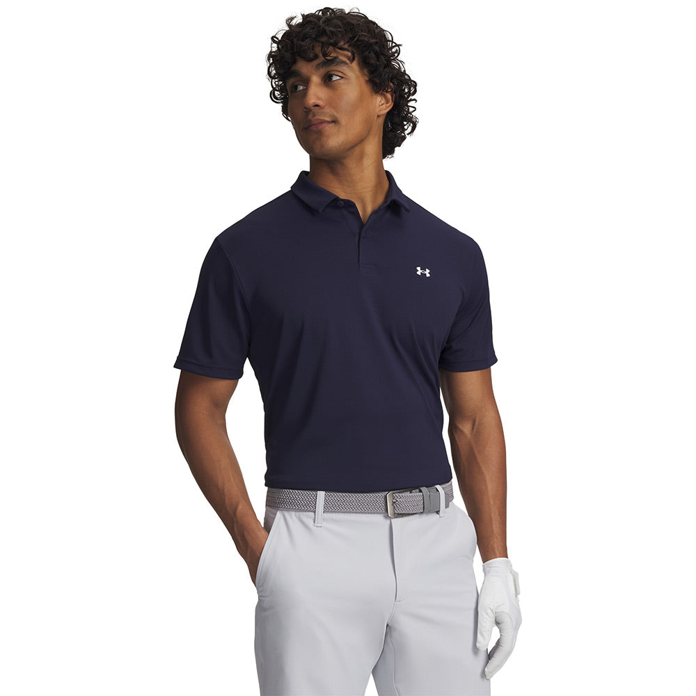 Polo de golf Under Armour T2G Pique Homme - Bleu marine / M