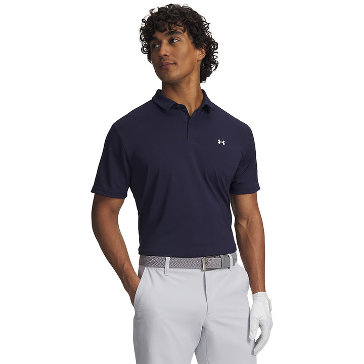 Polo de golf Under Armour T2G Pique Homme - Bleu marine / M