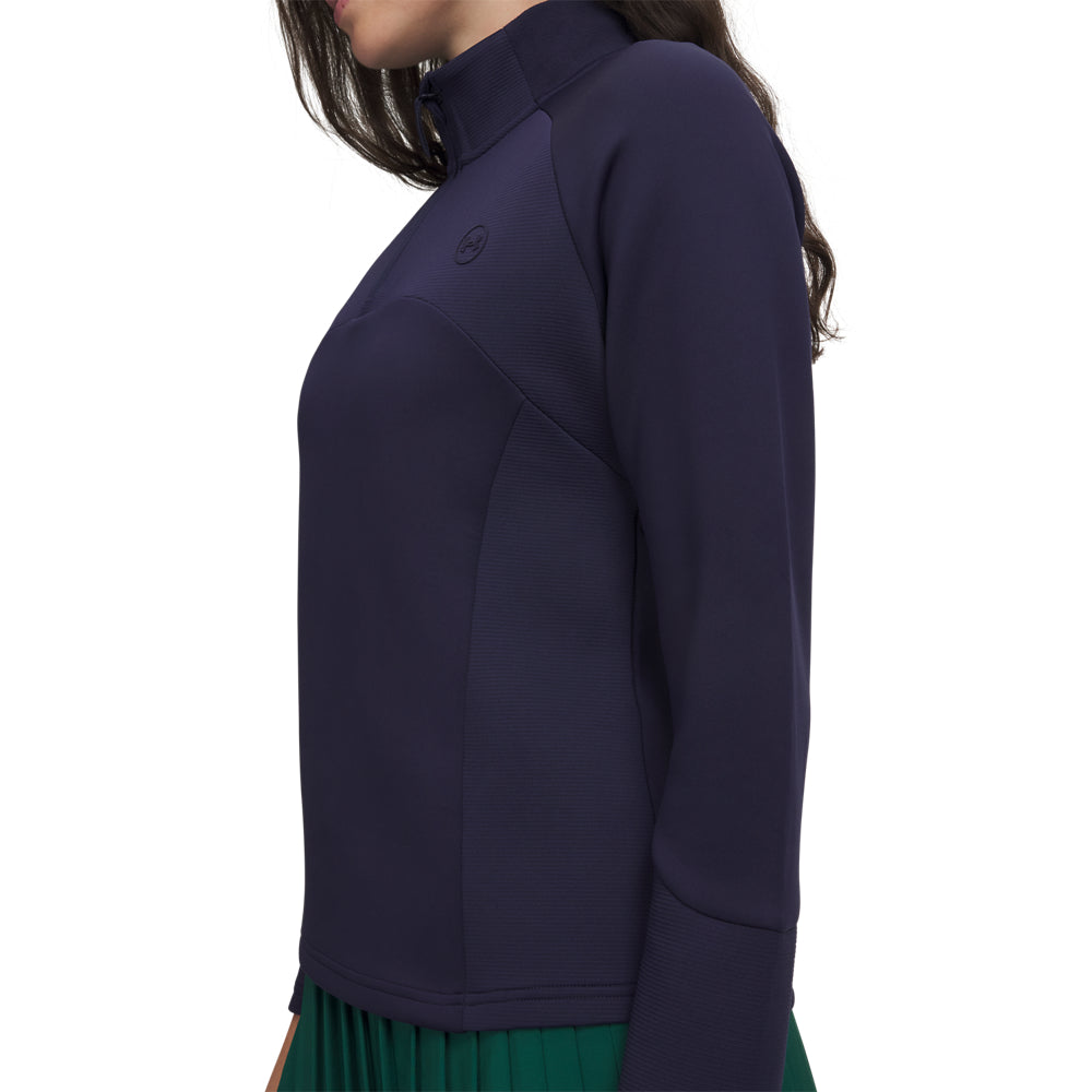 Pull de golf Under Armour Drive Midlayer 1/4 Zip Femme - Bleu marine / M