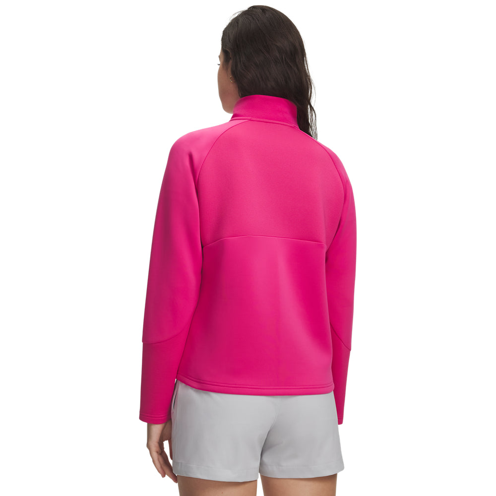 Pull de golf Under Armour Drive Midlayer 1/4 Zip Femme - Bleu marine / XL