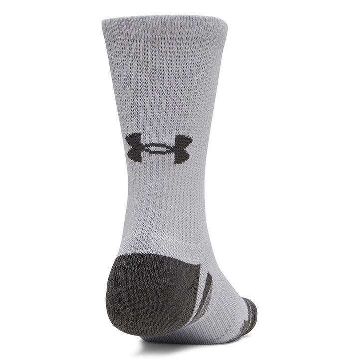 Chaussettes de golf Under Armour Perf Tech Crew (Pack de 3) - Blanc / M
