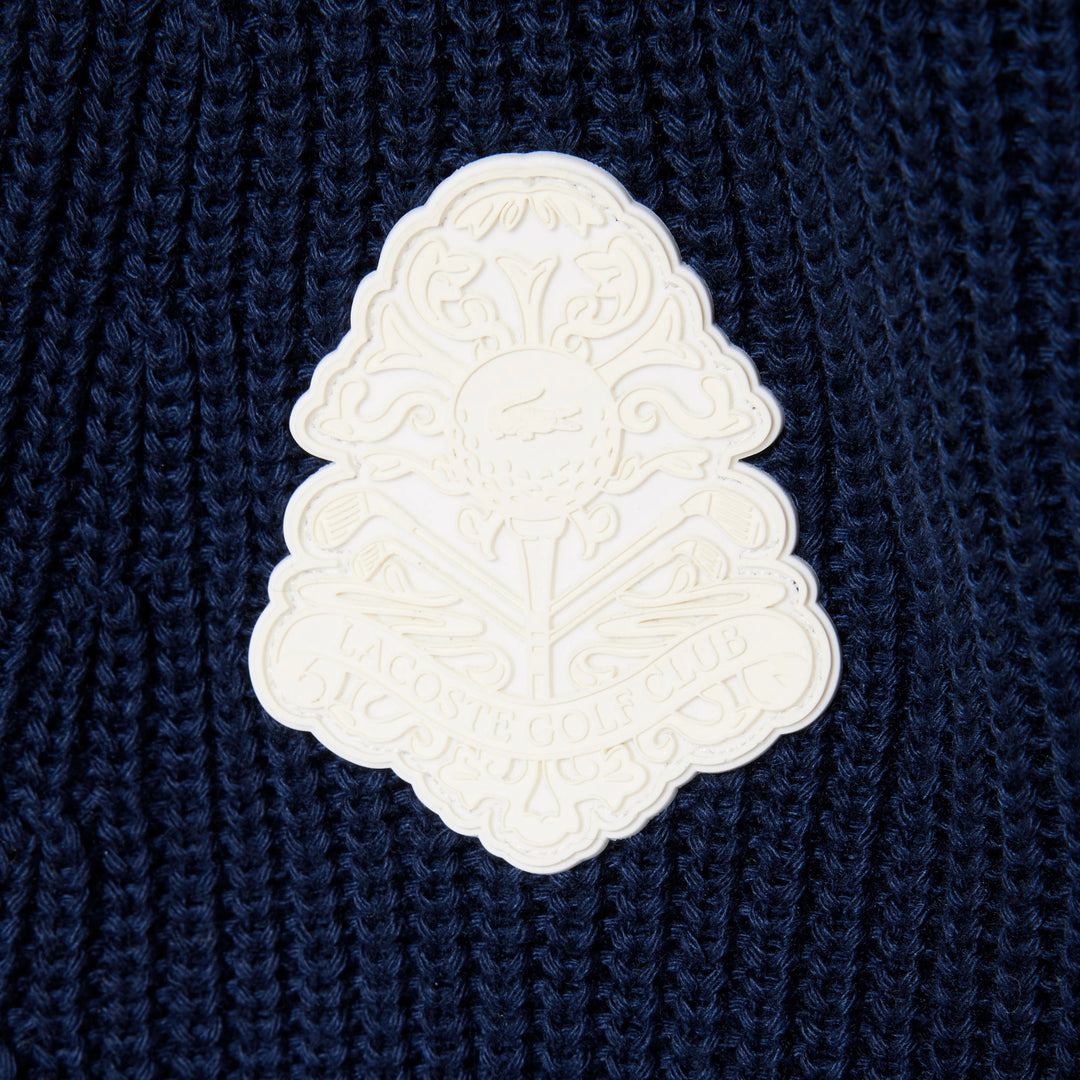 Cardigan de Golf en Maille Perlée Femme Lacoste