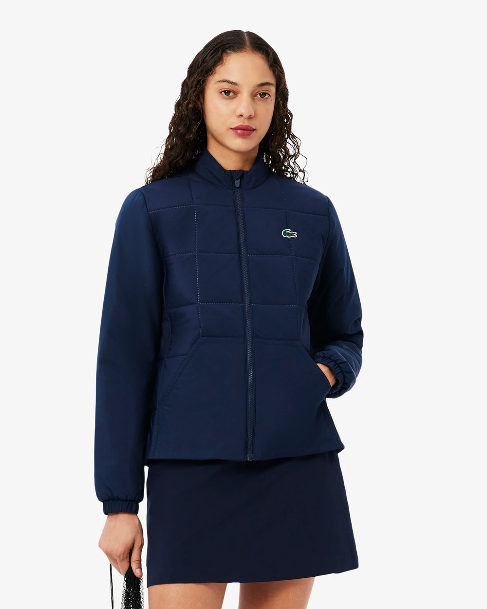 Veste de Golf Déperlante Protection UV Femme Lacoste - Marine