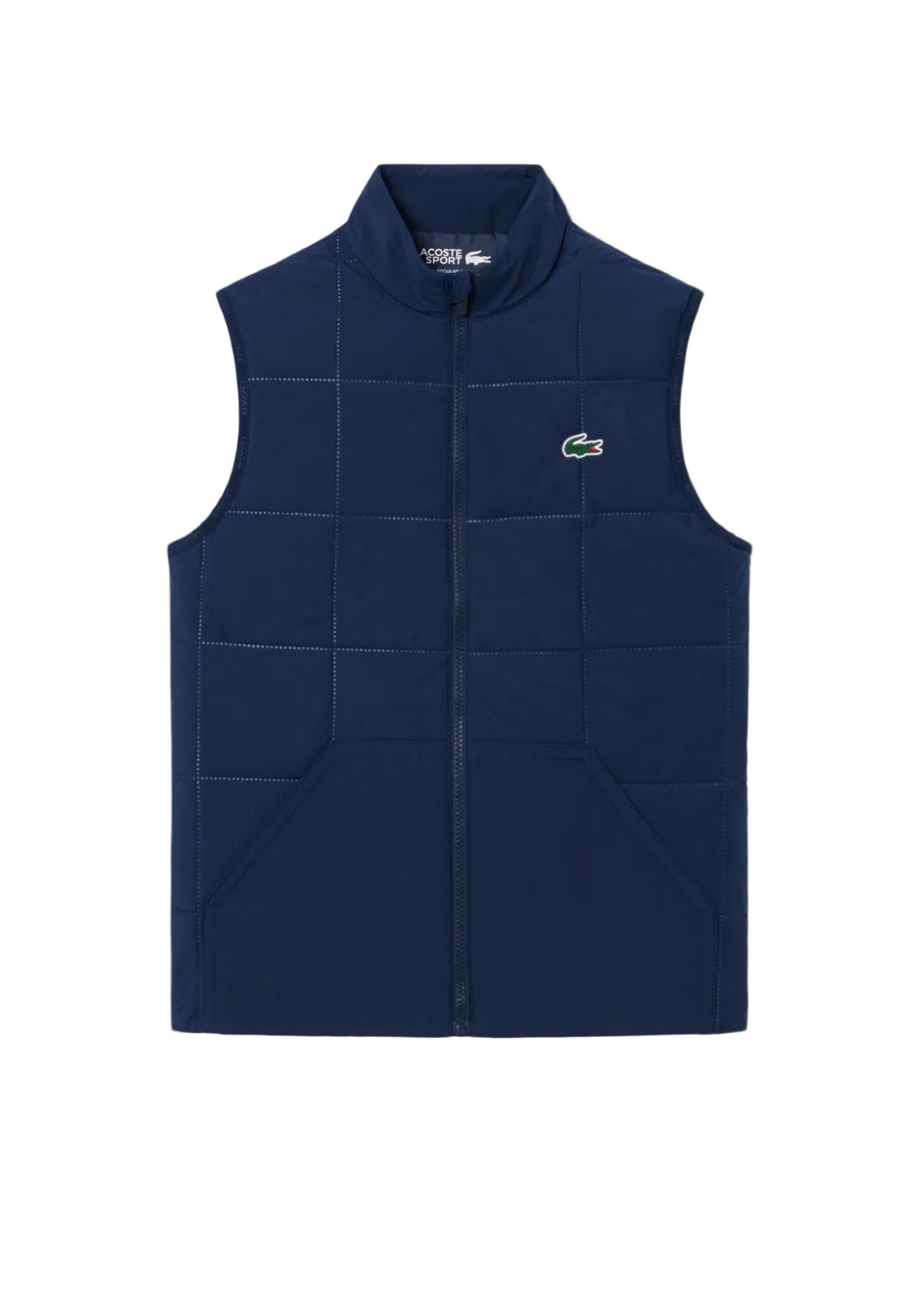 Veste de Golf Femme Sans Manches Déperlante UV - Lacoste - Bleu marine - S