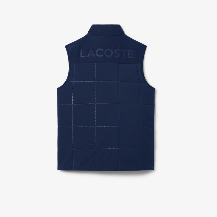 Veste de Golf Femme Sans Manches Déperlante UV - Lacoste - Bleu marine - XXL