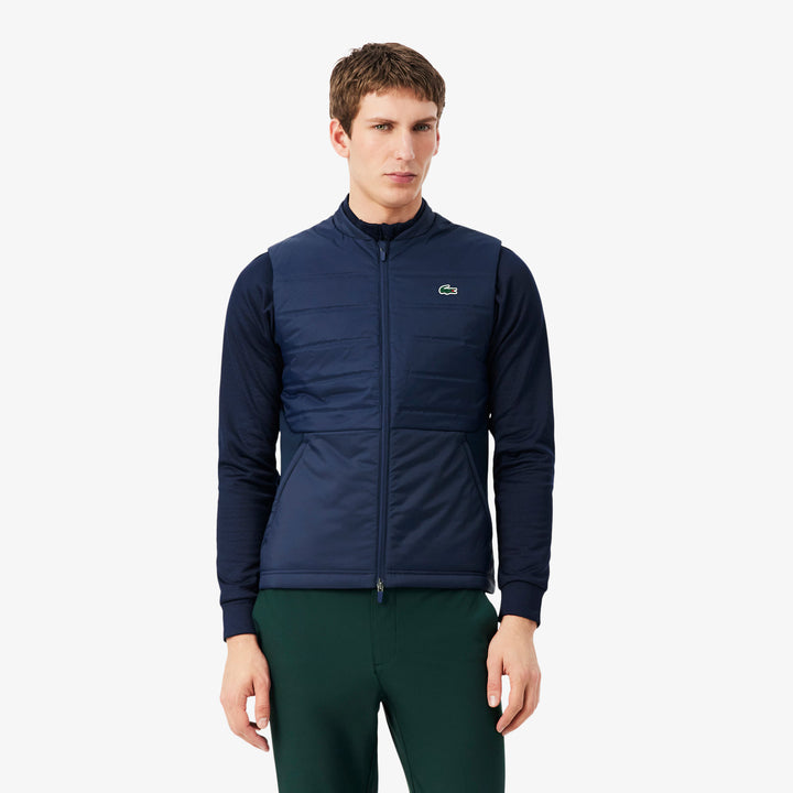 Gilet de Golf Homme Sans Manches Matelassé - Lacoste - Bleu marine - M