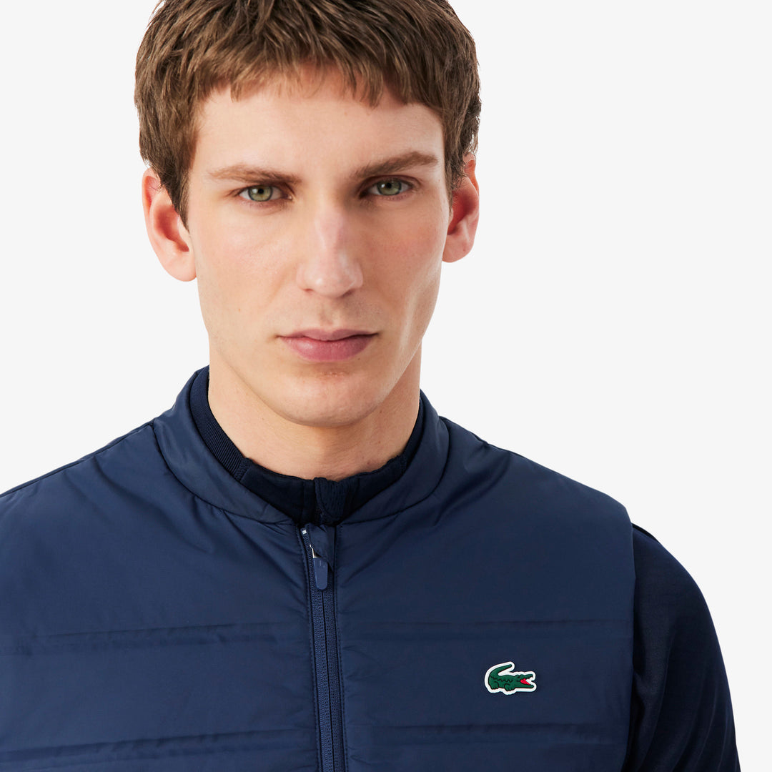 Gilet de Golf Homme Sans Manches Matelassé - Lacoste - Bleu marine - L