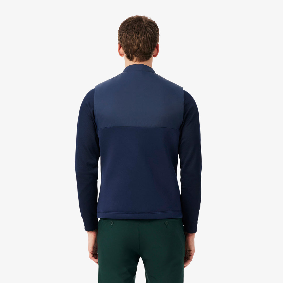 Gilet de Golf Homme Sans Manches Matelassé - Lacoste - Bleu marine - XL