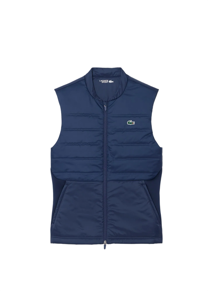 Gilet de Golf Homme Sans Manches Matelassé - Lacoste - Bleu marine - S