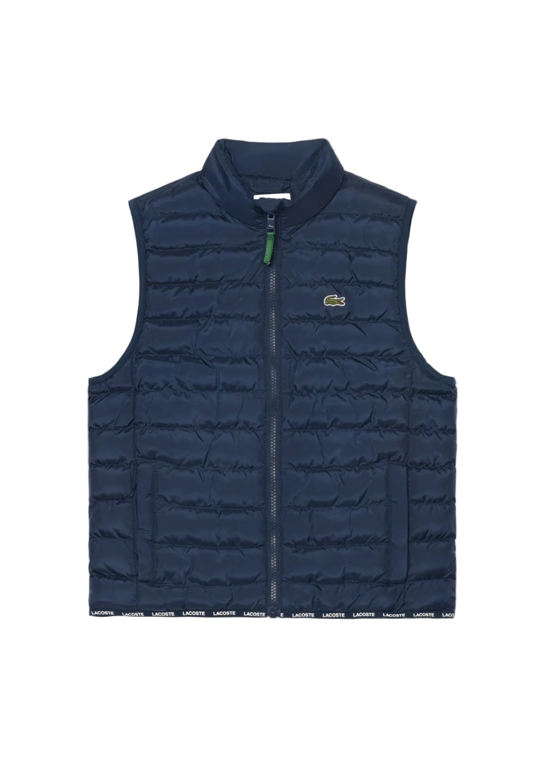 Gilet de Golf Junior Sans Manches Matelassé Taffetas - Lacoste - Marine - 2 ans