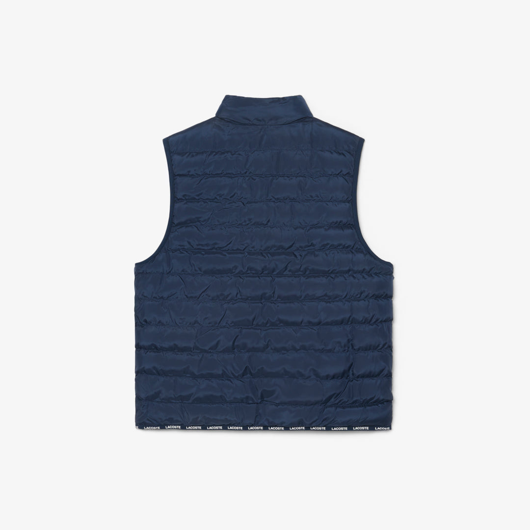 Gilet de Golf Junior Sans Manches Matelassé Taffetas - Lacoste - Marine - 6 ans