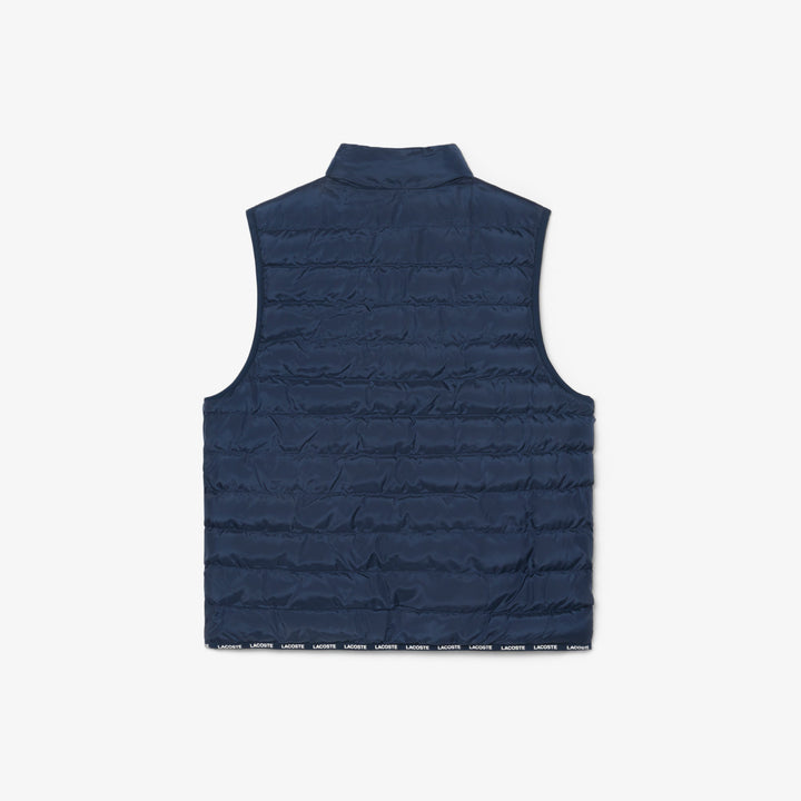 Gilet de Golf Junior Sans Manches Matelassé Taffetas - Lacoste - Marine - 6 ans