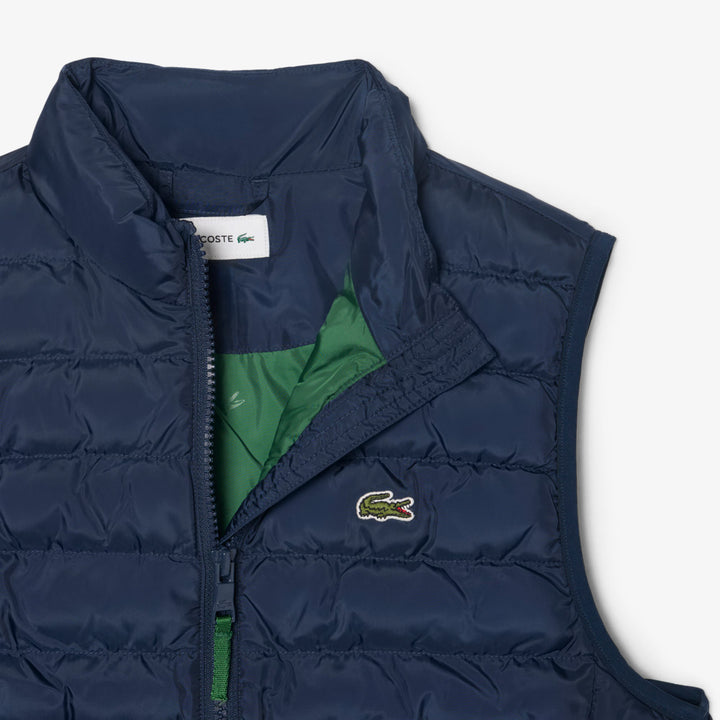 Gilet de Golf Junior Sans Manches Matelassé Taffetas - Lacoste - Marine - 8 ans
