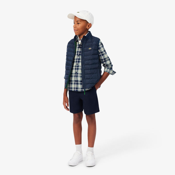 Gilet de Golf Junior Sans Manches Matelassé Taffetas - Lacoste