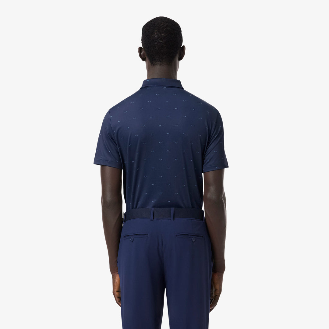 Polo de Golf Regular Fit Imprimé Ultra Dry Lacoste - Bleu marine - XXL