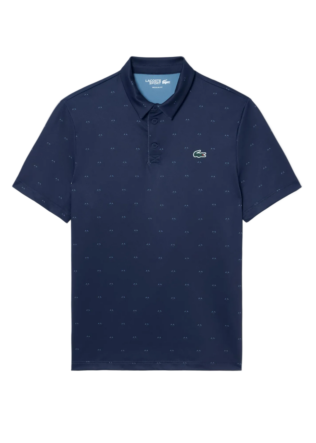 Polo de Golf Regular Fit Imprimé Ultra Dry Lacoste - Bleu marine - S