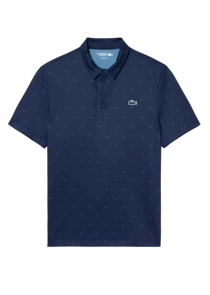 Polo de Golf Regular Fit Imprimé Ultra Dry Lacoste - Bleu marine - S