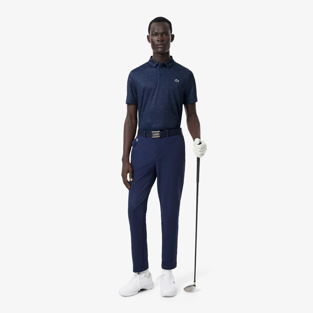 Polo de Golf Regular Fit Imprimé Ultra Dry Lacoste - Bleu marine - M