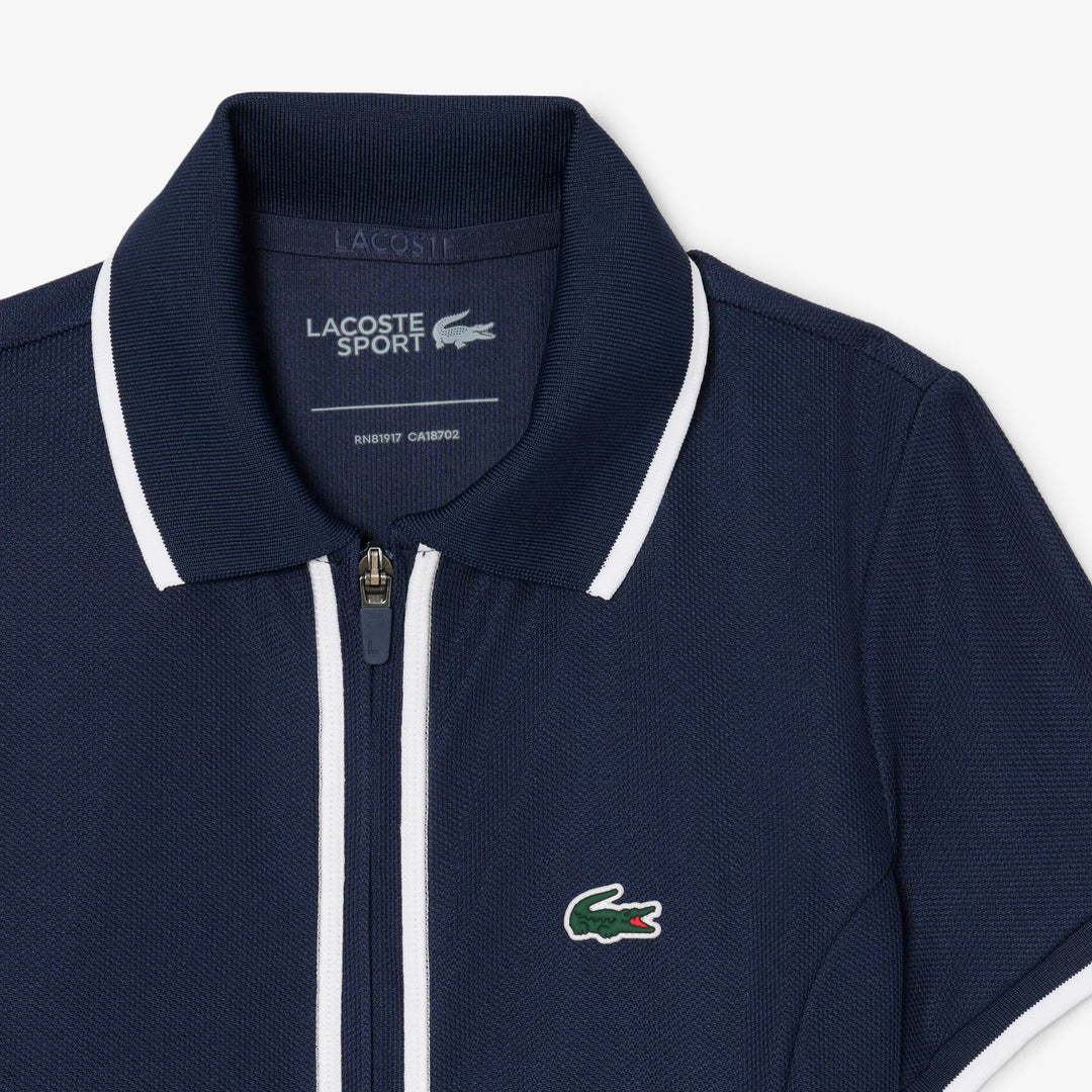 Robe de Golf et Tennis Junior Piqué Stretch Ultra Dry 8-16 ans - Lacoste - Marine - 14 ans