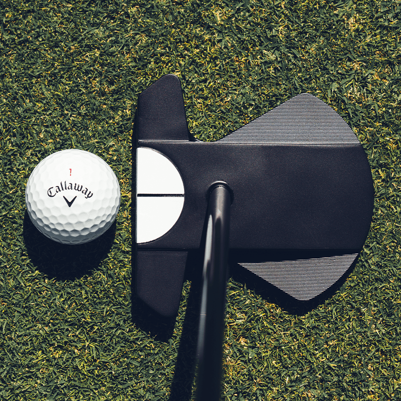 Putter Odyssey Broomstick Ai-DUAL Square 2 Square MAX 1/2 Ball Cruiser