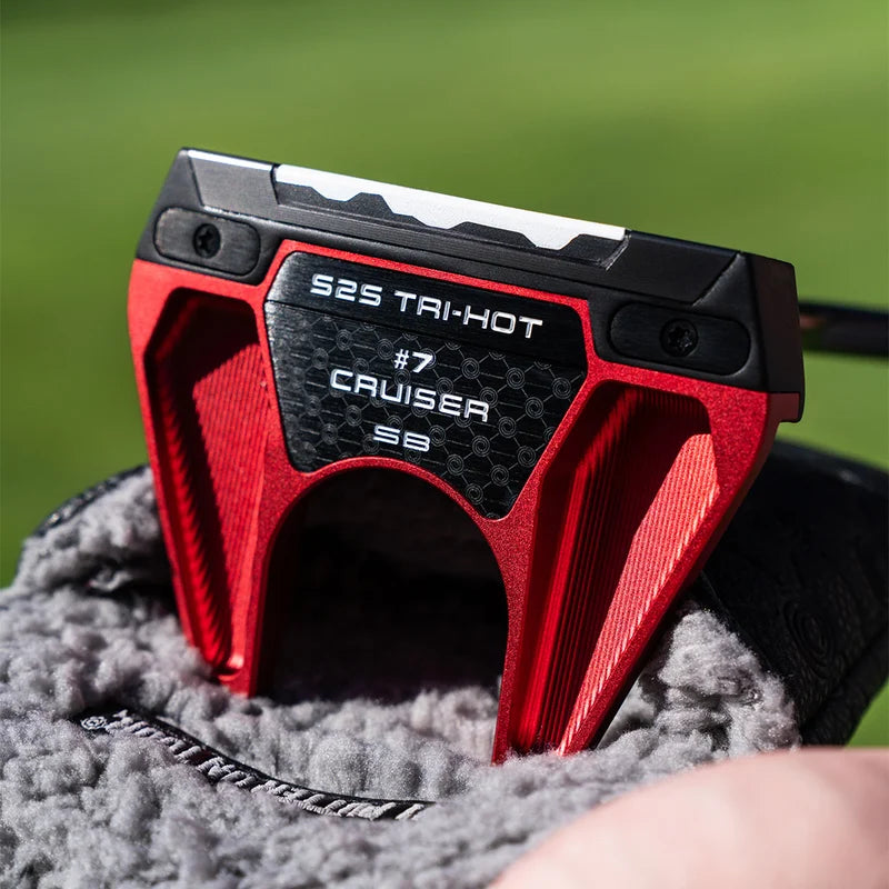 Putter Odyssey Square 2 Square TRI-HOT Cruiser Seven Single Bend - Droitier - 38&