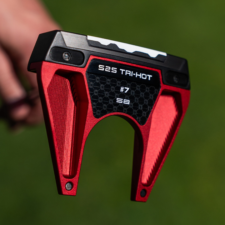 Putter Odyssey Square 2 Square TRI-HOT Seven Single Bend - Droitier - 34&