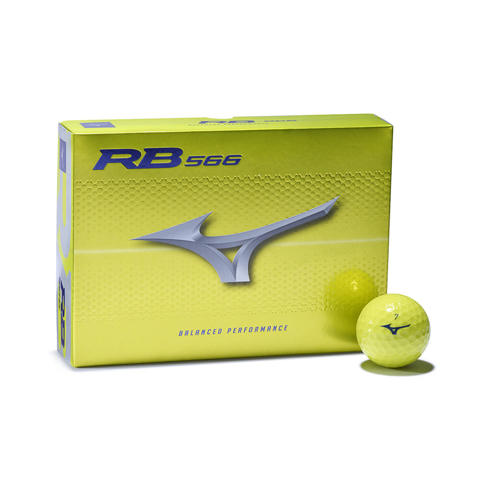 Balles Mizuno RB 566 (Douzaine) - Jaune - vue 1