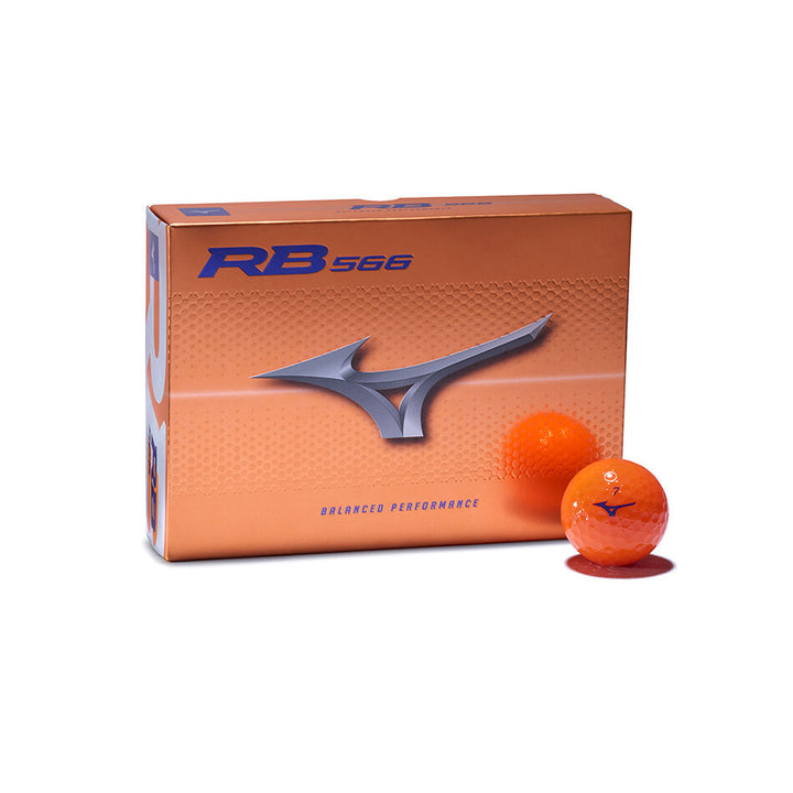 Balles Mizuno RB 566 (Douzaine) - Orange - vue 1