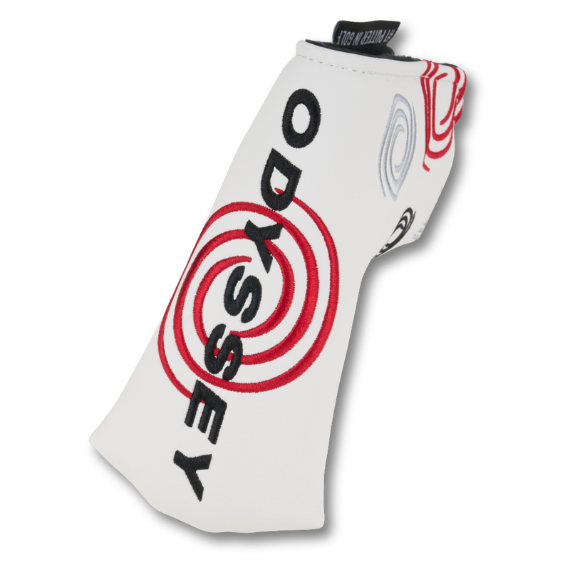 Couvre-putter Odyssey Swirl Blade - Blanc - vue 1