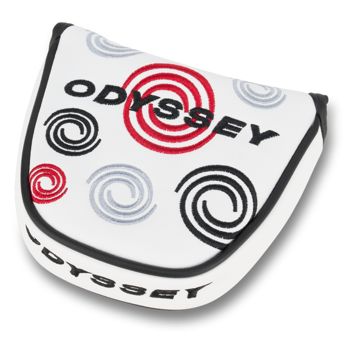 Couvre-putter Odyssey Swirl Mallet - Blanc - vue 1