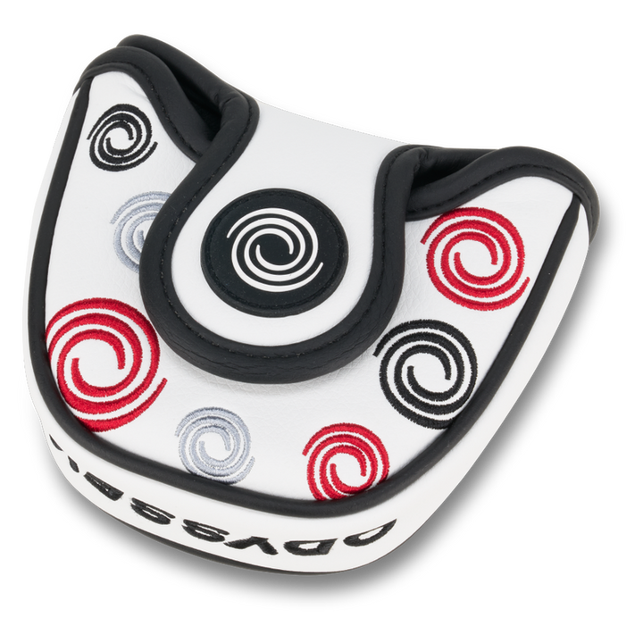 Couvre-putter Odyssey Swirl Mallet - Blanc - vue 2